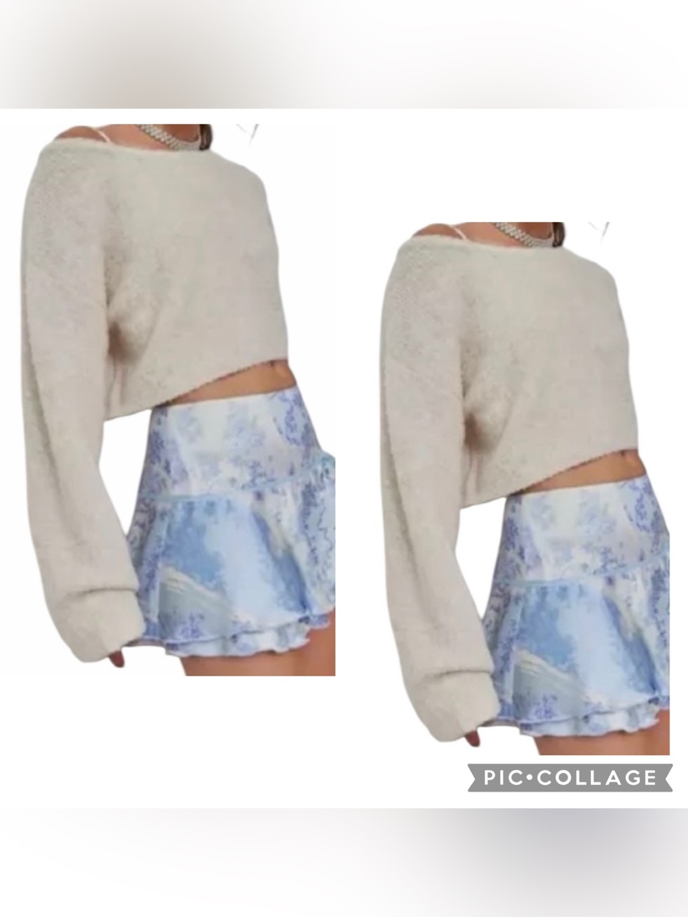 KIMCHI BLUE URBAN OUTFITTERS Women’s Beige JUNIPER Sweater Cozy Cropped Size M